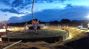 Concretagem da Base de Aerogerador (25.04.14)