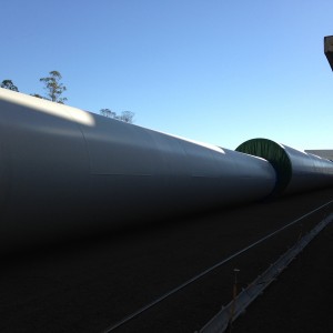 Tramos de Torres no Pátio da Fábrica (22.07.14)